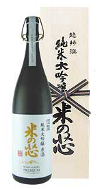銀盤 純米大吟醸 米の芯 (原酒)